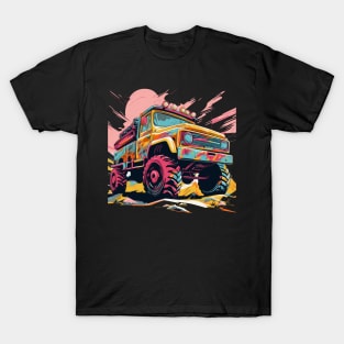 pop art  style 4x4 offroad crawler truck T-Shirt
